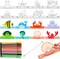 16 Pcs Ocean Animals Crown Craft for Kids Color Your Own Sea Headbands with Watercolor Pens DIY Coloring Adjustable Ocean Paper Crowns Hats for Kids Under the Sea School Party Favors Supplies